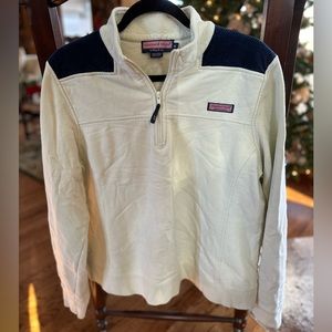 Mint/Navy Vineyard Vines Quarterzip